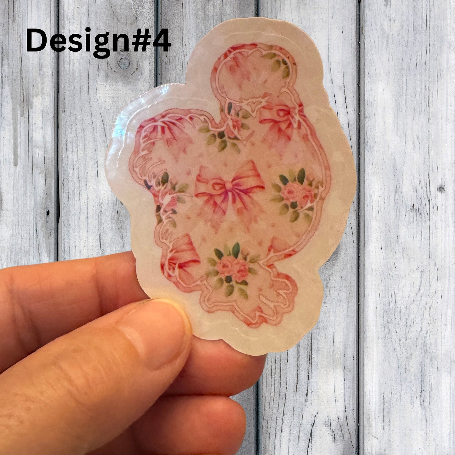 Custom Silkie Chicken Die-Cut Vinyl Stickers