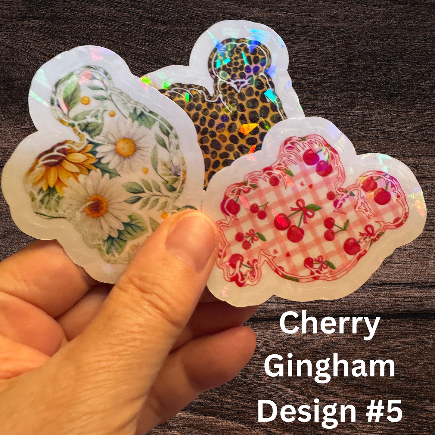 Custom Silkie Chicken Die-Cut Vinyl Stickers