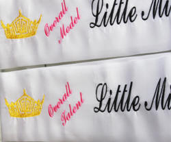 Standard Satin Sash, Pageant