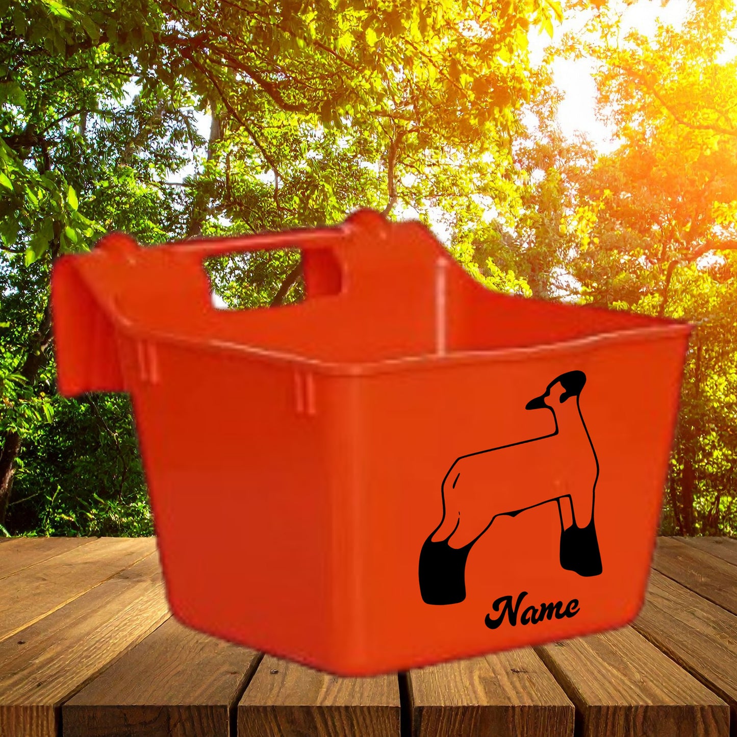 Custom Show Lamb Vinyl Decal: Personalized Car Decal / Market Lamb / custom Vinyl Decal