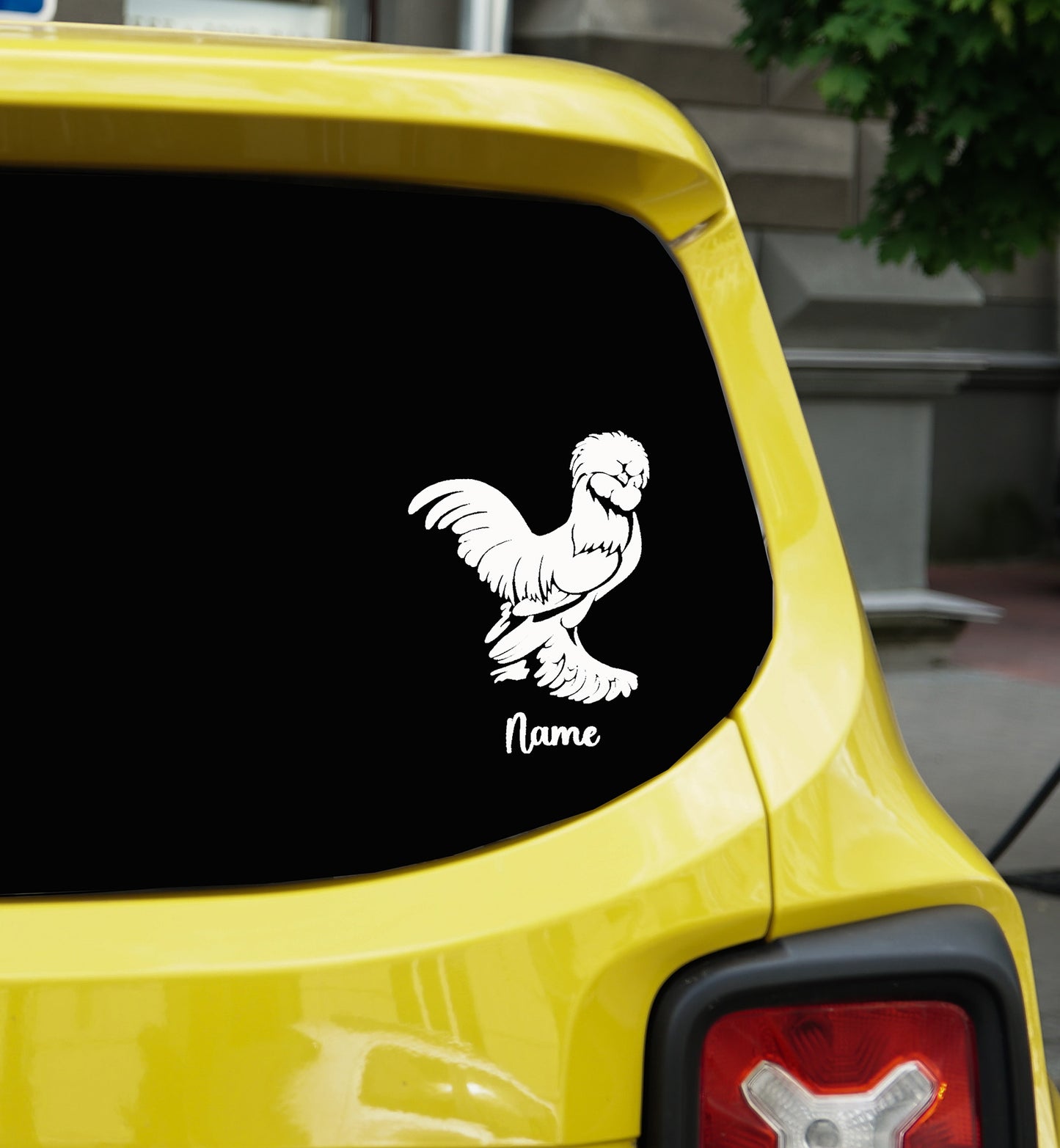 Sultan Chicken Custom Vinyl Sultan Hen Decal Personalized | Sultan Rooster Decal: Custom Vinyl Hen Car Sticker | Custom Viny Decal