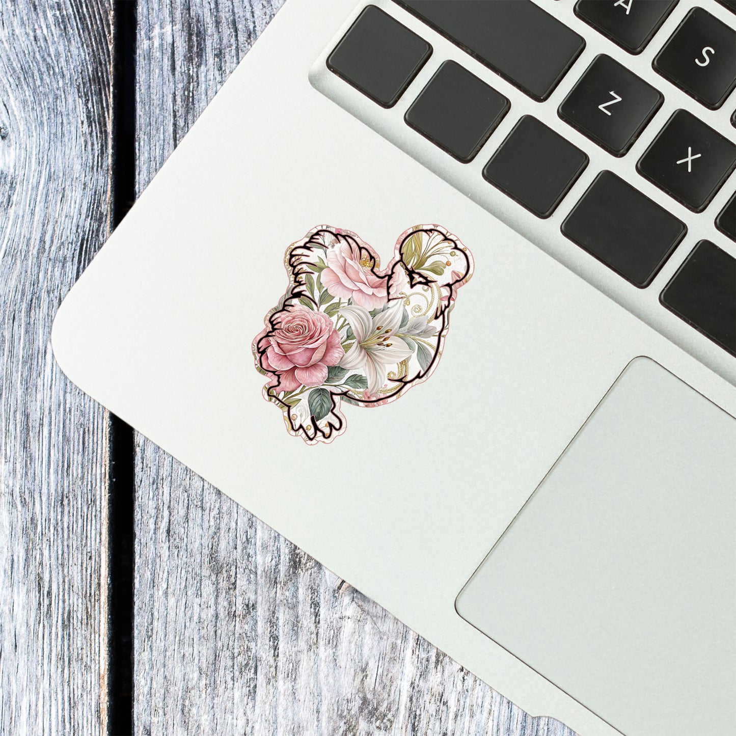 Custom Silkie Chicken Die-Cut Vinyl Stickers